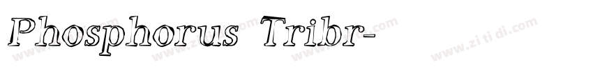 Phosphorus Tribr字体转换